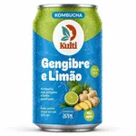 Kombucha Gengibre e Hortelã (12 Latas) 269mL -Kulti