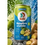 Kombucha Gengibre e Hortelã (12 Latas) 269mL -Kulti
