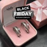 PAR DE ALIANÇAS GIRLS 4’MM CHANFRADA FOSCA - COM DOIS ANÉIS SOLITÁRIOS DE BRINDE 