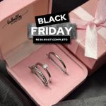 PAR DE ALIANÇAS AÇO INOXIDÁVEL 2MM CRAVEJADA/POLIDA ABAULADA- COM ANEL SOLITÁRIO DE BRINDE 