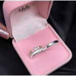 PAR DE ALIANÇAS 3'MM CHANFRADA FOSCA/POLIDA - COM ANEL SOLITÁRIO BELIZE