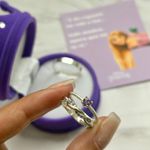 ALIANÇAS RAPUNZEL 3MM - COM ANEL SOLITÁRIO LOVINHO