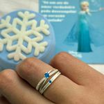 ALIANÇAS ELSA 2MM - COM ANEL SOLITÁRIO INFINITY