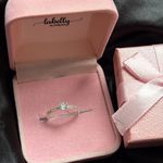 ANEL SOLITÁRIO LUXO - PRATA 925