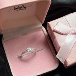 ANEL SOLITÁRIO CRAVEJADO - PRATA925