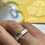 ALIANÇAS BELA 4MM - COM ANEL SOLITÁRIO IMPERATRIZ 