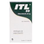 ITL ITRACONAZOL ANTIFUNGICO 50MG 10 CP