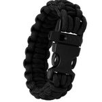 PULSEIRA GUEPARDO PRETA SURVIVAL M COM APITO DE EMERGENCIA NAUTIKA