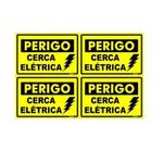 PLACA SINAL 10X15CM 168 CERCA ELETRICA