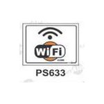 PLACA SINAL 20X15CM PS633 WIFI ZONE