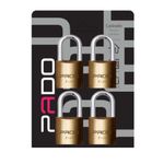 CADEADO JG 4 C/CHV IGUAIS 20MM PADO