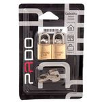 CADEADO JG 2 C/CHV IGUAIS 20MM PADO