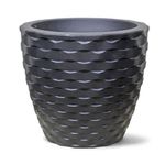 VASO PLASTICO ELO PRETO 22CM ALT RED