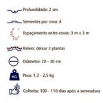 HORTALICA SEMENTE BLUELINE ABOBORA MOGANGO 10G