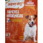 TAPETE CAO HIGIENICO SUPER DOG C/7 R.MEDIAS (80X60) 