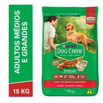 RACAO CAO DOG CHOW 15KG FRANGO MED/GDE AD EXTRALIFE