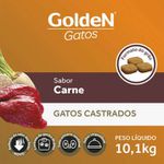 RACAO GATO GOLD ADULT CAST CARNE 10 KG 