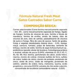 RACAO GATO FORMULA NAT 1 KG CARNE CAST FRESH MEAT