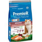 RACAO GATO PREMIER SEL NATURAL AD 1.5 KG 