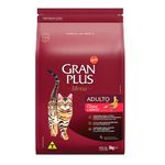 RACAO GATO GRAN PLUS 3KG AD CARNE