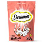 PETISCO GATO DREAMIES SALMAO 80G