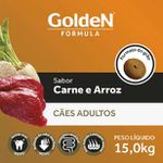 RACAO CAO GOLDEN 15KG ADULTO CARNE