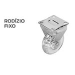 RODIZIO GEL 50MM FIXO PLACA WORKER
