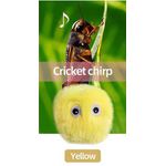 BRINQ GATO PELUCIA GRILO INTERATIVA SONORA AMARELO