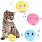 BRINQ GATO PELUCIA GRILO INTERATIVA SONORA AMARELO