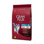 RACAO GATO GRAN PLUS 3 KG CAST SALMÃO E ARROZ