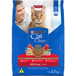 RACAO GATO CAT CHOW 2,7KG AD CARNE 