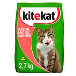 RACAO GATO KITEKAT 2,7 KG MIX CARNES