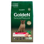 RACAO GATO GOLDEN 1KG AD SEL NAT CAST BATATA DOCE