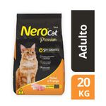 RACAO GATO NERO 20 KG PEIXE E FRANGO PREMIUM