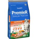 RACAO GATO PREMIER SEL NAT AD 7,5 KG