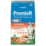 RACAO GATO PREMIER SEL NAT AD 7,5 KG