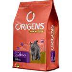 RACAO GATO ORIGENS 3KG AD SALMAO CASTRADO