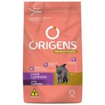 RACAO GATO ORIGENS 3KG AD SALMAO CASTRADO