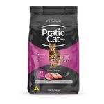 RACAO GATO PRATIC CAT AD 10KG CARNE E FRANGO PREMIUM