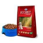 RACAO CAO ECOPET 15KG ADULTO CARNE