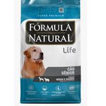 RACAO CAO FORMULA NAT 15 KG LIFE SENIOR R MED/GR