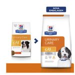 RACAO CAO HILLS 3.85 KG DIET C/D URINARY CARE