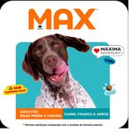 RACAO CAO MAX 15KG AD CARNE FRANGO E ARROZ (NOVA EMBALAGEM)