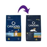 RACAO CAO ORIGENS 3KG FILHOTE MINI FRA/CER