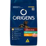 RACAO CAO ORIGENS 15KG AD R PEQ FRA/CER
