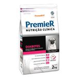 RACAO CAO PREMIER CLIN DIABETIC 2 KG R PEQ