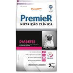 RACAO CAO PREMIER CLIN DIABETIC 2 KG R PEQ