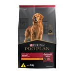 RACAO CAO PROPLAN 15KG ADULT PORTE MEDIO