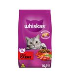 RACAO GATO WHISKAS CARNE 10 KG