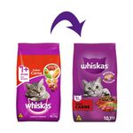 RACAO GATO WHISKAS CARNE 10 KG